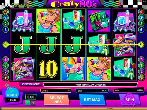 Crazy 80s microgaming  The maximum bet and the jackpot sizes are comparable to those seen in other five reel