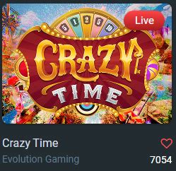 Crazy time x50  If the wheel stops on Coin Flip, Pachinko, Cash Hunt, or Crazy Time, then that game will be played