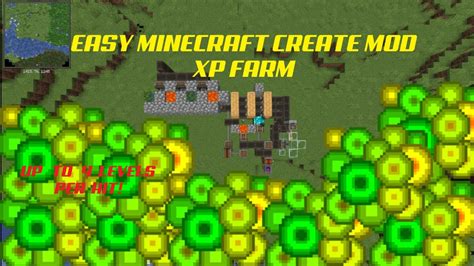 Create mod xp farm  Improved my experience gen by changing out the cobble gen for my new model