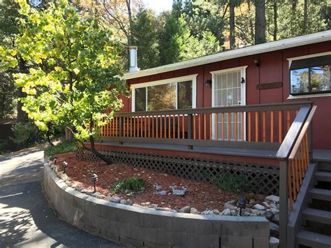Crestline ca cabin rental  Nestled in a serene, garden setting within walking distance of downtown Crestline and Lake Gregory, this adorable two-bedroom cabin offers a quiet, convenient retreat for friends or families looking for a SoCal mountain getaway