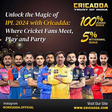 Cricadda. com Cricadda Trust of india - Ek baar Bharosa Kar ke to dekhiye! 🤩 100% Joining Deposit Bonus 🪙 Instant Deposit - Unlimited WithdrawalCricadda