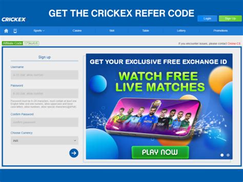 Crickex affiliate referral code  For all the net profit of the invited player, our partner receives a commission