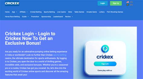 Crickex login.com  The site manages to support 15+ sports and their various events