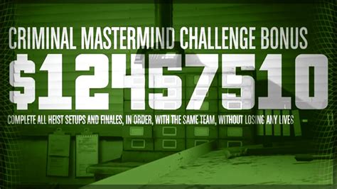 Criminal mastermind challenge gta A GTA Online Heist payout guide for Series A Funding: How much money you can earn, including potential payouts for all difficulty tiers and bonus payouts for elite challenges
