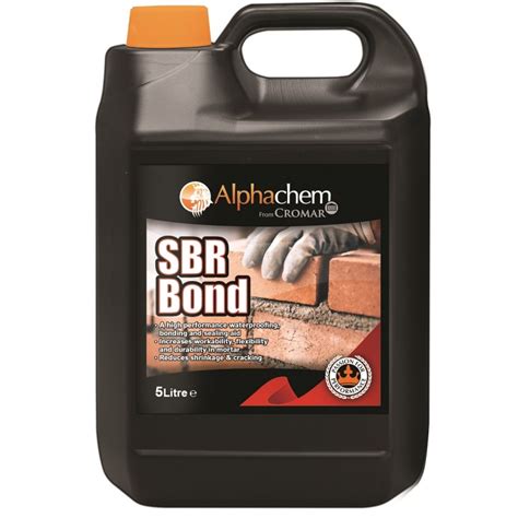 Cromar alpha chem sbr bond  Cromar Alpha Chem SBR Bond is a water‐based non‐ionically stabilized hydrolysis‐resistant dispersion of a carboxylated styrene‐ butadiene copolymer