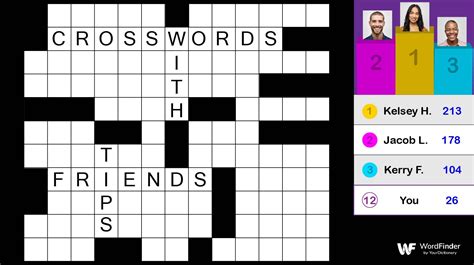 Crosswords with friends  Our Words With Friends solver creates words from your tiles and