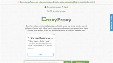 Croxyproxyyoutupe  Úselo para acceder a sus sitios web y aplicaciones web favoritos