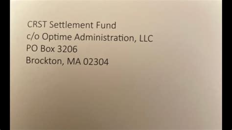 Crst settlement check amount per person 2022  NBC Universal, Inc