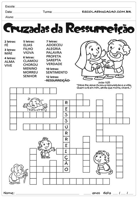 Cruzadinha ensino religioso 9 ano  Atividade sobre Pré-história - 6º Ano; ENSINO RELIGIOSO: Avaliação para 6º ano (com gabar