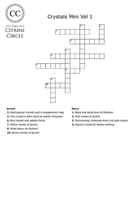 Crystal with facets crossword clue  Click the answer to find similar crossword clues