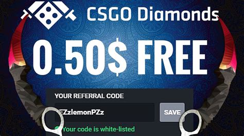 Cs go diamond referral code  Here is a list to give you an unrivalled case opening and skin betting experience with huge benefits and bonuses