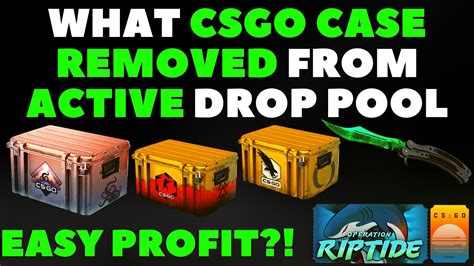 Csgo active case drop pool The Revolution case in CSGO is in the active drop pool, meaning CSGO players with Prime Account status can receive up to two of these as drops per week