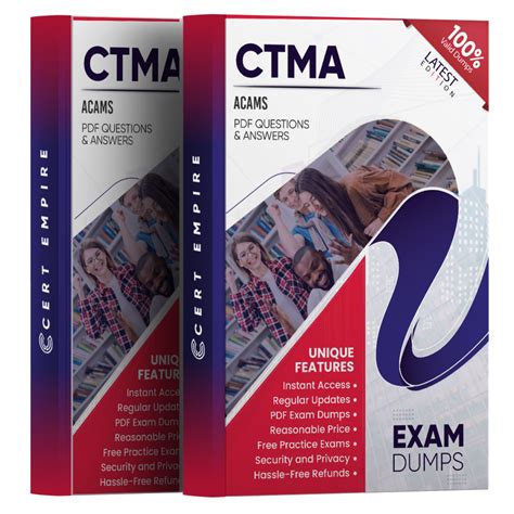 Ctma certification  Get the top information by using the Acams CTMA braindumps and conveniently finish the demands of your certification with the most current CTMA