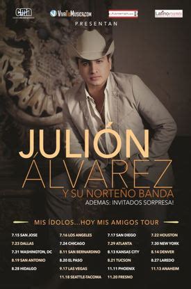 Cuando viene julion alvarez a guadalajara 2023 Encuentra información sobre todos los próximos conciertos de Julión Alvarez, fechas de visita e información de entradas para 2023-2024
