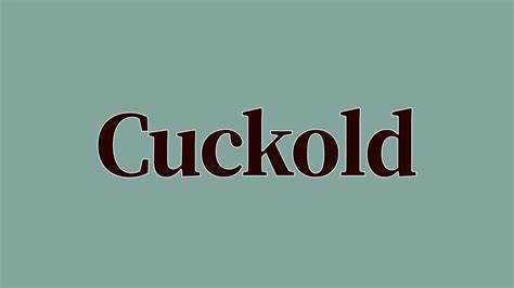 Cuckold meaning dictionary  1