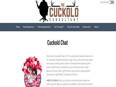 Cuckoldconsuktant A chatroom for cuckolds, hotwife husbands, stags, bulls, & cuckold wannabes who enjoy showing off, sharing, & exposing their wives & girlfriends