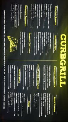 Curbgrill menu  Julissa M