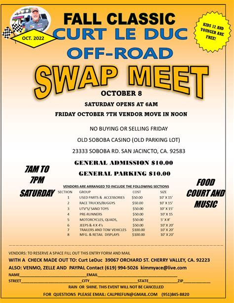 Curt leduc swap meet  a little early but the shortcorse season starts early next year and hard