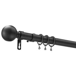 Curtain pole wickes  Offering an additional reach from 1m to 2m, it has multi- position locking and a sturdy steel construction to aid you with all your decorating tasks