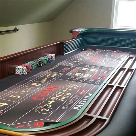 Custom craps table  6′ Party Style Craps Table $ 4,200