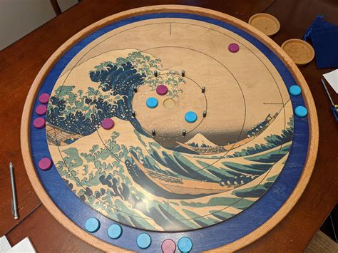 Custom crokinole board  We carry Crokinole Canada and Tracey Game Boards brands and more
