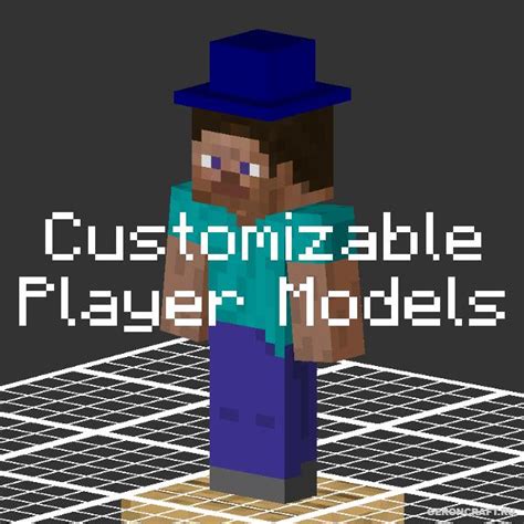 Customizable player models download  The models are stored in unused space on your Minecraft Skin, or as a Gist on GitHub