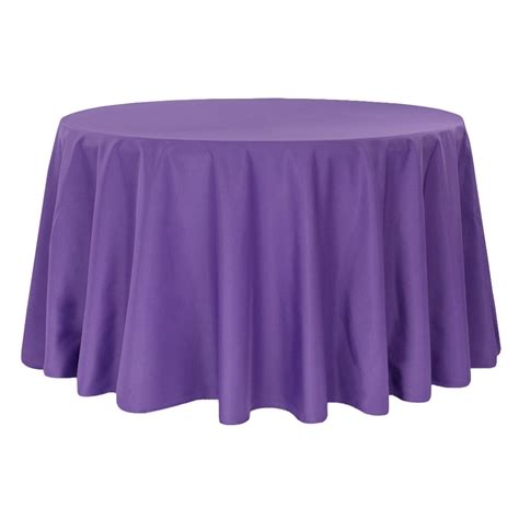 Cv linens economy polyester tablecloth round  $15