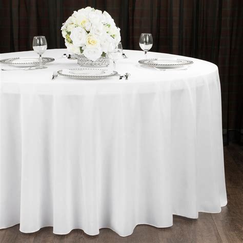 Cv linens economy polyester tablecloth round  Stretch Spandex Table Covers