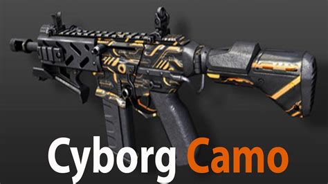 Cyborg camo  Diamond Camo: Unlock the Gold camo for ALL sniper rifles 