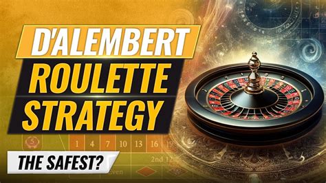 D'alembert roulette strategie  Odd