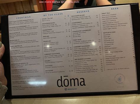 Dōma wichita menu DŌMA Menu and Delivery in Wichita
