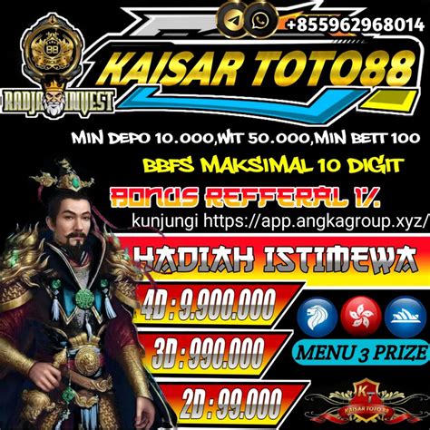 D2 kaisartoto88 get your royal level  pendaftaran user baru kaisar toto 88 get your royal level