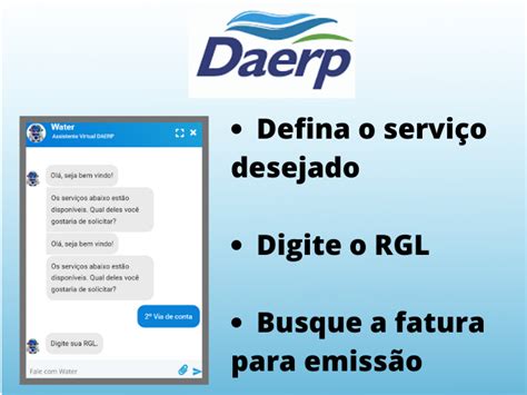 Daerp 2 via de conta vencida Segunda via de Conta