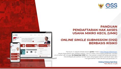 Daftar oss online Lakukan pendaftaran melalui Aplikasi SPP-IRT yang terintegrasi dengan Sistem OSS (Online Single Submission) Kunjungi situs web resmi milik OSS pada link : Setelah itu, Login ke sistem OSS