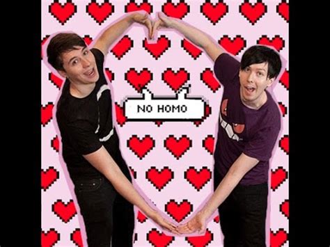 Dan and phil valentine's day video  It might be a funny scene, movie quote, animation, meme or a mashup of multiple sources