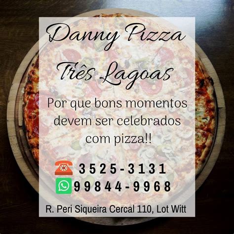 Danny pizza três lagoas fotos  Danny Pizza Três Lagoas TODA TERÇA E QUARTA TEMOS PROMOÇÃO PIZZA GRANDE DE 8 PEDAÇOS R$37,00 •Verifique os sabores disponíveis ️ •2 Sabores por