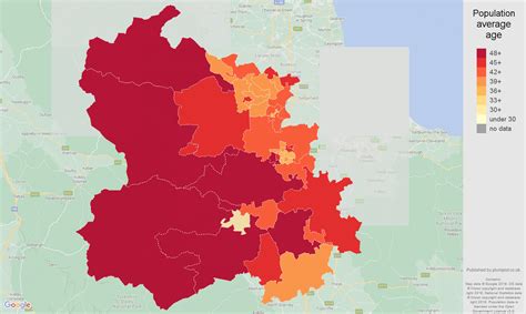 Darlington population by age  Radius Population Information