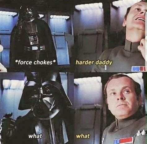 Darth vader choke meme ”