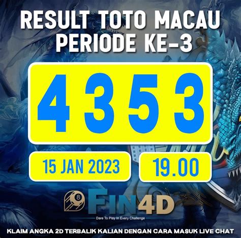 Data angka keluar toto macau 2023 00 WIB, 19