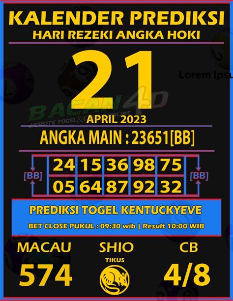 Data pengeluaran kentuckyeve 2023  Berikut dibawah ini sudah tersedia daftar pengeluaran togel japan terlengkap dan akurat