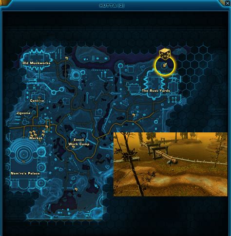 Datacron hutta  Korriban Map