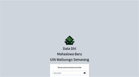 Datadiri walisongo ac id 00 WIB)