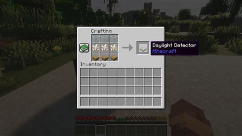 Daylight detector minecraft recipe  How to make Daylight Detector in Minecraft || Crafting Recipe of Daylight Detector in Minecraft || Minecraft Basics ||