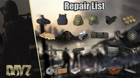 Dayz repair vest  "The greater the number the more effective the item will diminish amount of damage"