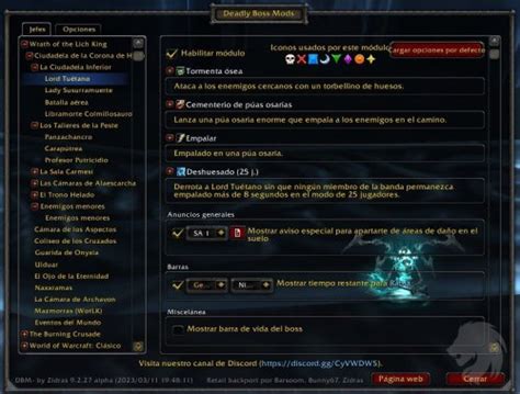 Dbm zidras Link de Descarga: Deadly Boss Mods (DBM) The ultimate encounter helper to give you fight info that's easy to process at a glance