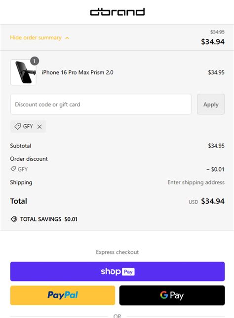 Dbrand coupon code  The best promo available at this time is 20% off from "Get Extra 5% Off Sitewide Items at Dbrand Linus"