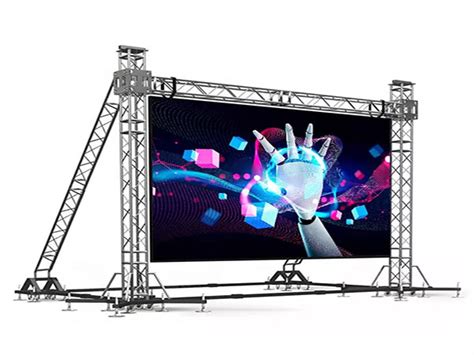 Dc led screen rental 5 meters (115") LED video wall with 115 inches diagonal and with high-resolution picture is good for: exhibition stand, football match, presentation, wedding