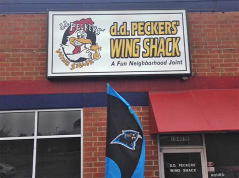 Dd peckers charlotte 33 mi Chicken Wings $ 704-541-4113 10403 Park Rd, Charlotte, NC 28210 Hours Mon 11:00am-9:00pm Tue 11:00am-9:00pm Wed