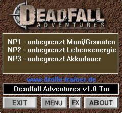 Deadfall adventures trainer  Action, Shooter, First-Person, Fantasy, Arcade 13