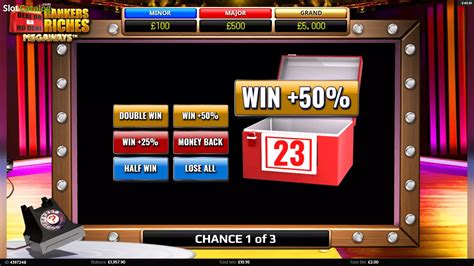 Deal or no deal bankers riches megaways play online  95